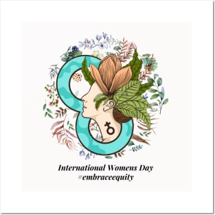 embrace equity international women's day 2023 Posters and Art